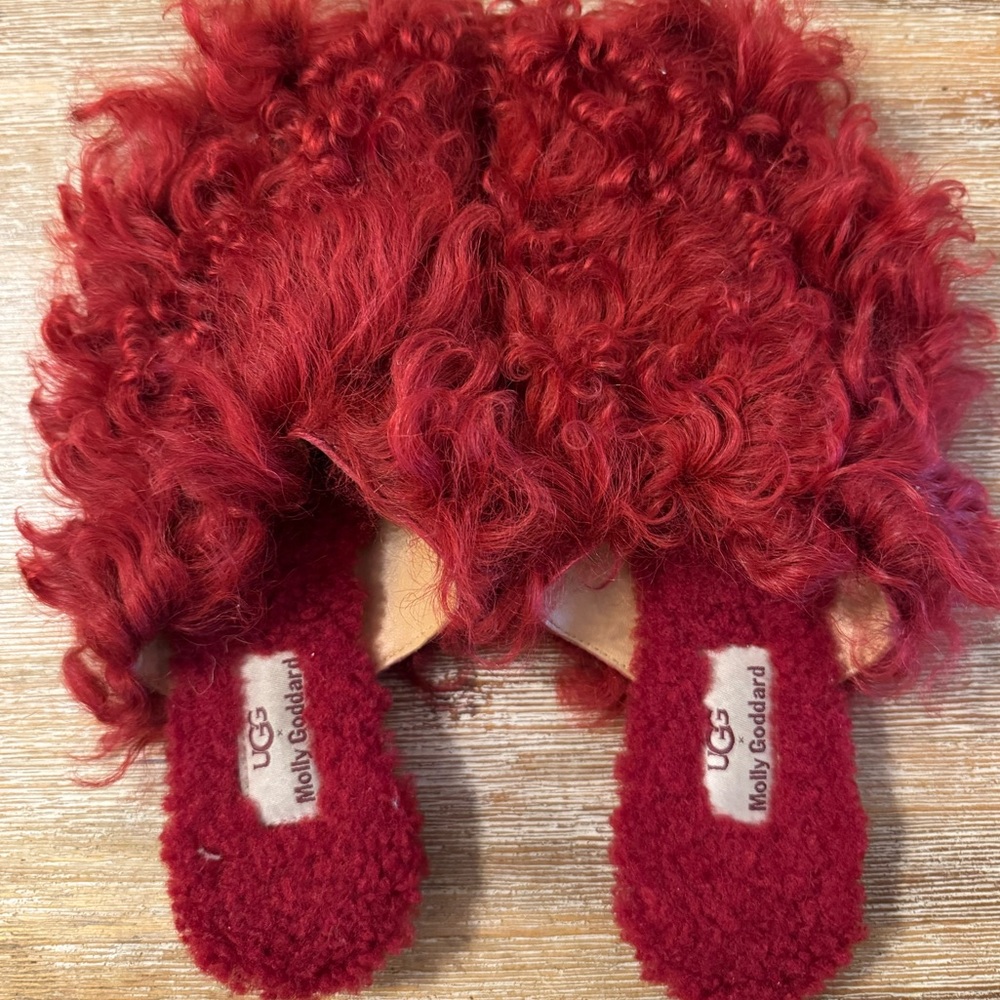 UGG x Molly Gollard sheepskin slipper. Size 7. Worn once inside home.